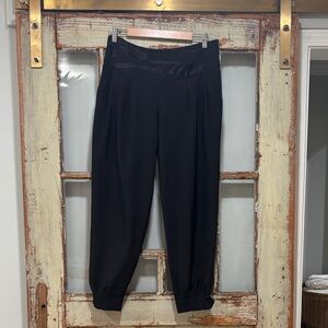 River Island Black Cropped Pants